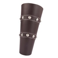 Magideal - Brazalete Ancho Con Protector De Brazo, Estilo Retro, Ajustable, Estilo Vintage, Para Teatro. Marrón