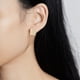 thumbnail image 5 of Aretes de Botón de Moissanita Color D Claridad VVS Aretes de Diamante Aretes de Botón Aretes de Plata Esterlina S925 Aretes de Moissanita para Mujer Hombres, 5 of 7