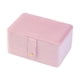 thumbnail image 5 of Caja de joyería, estuche de almacenamiento de joyería, divisores extraíbles elegantes, organizador de joyas de viaje, contenedor de exhibición para co Rosa, 5 of 5