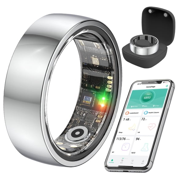 Anillo inteligente de salud KYUHJU, monitor de actividad física y presión arterial