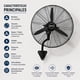 thumbnail image 3 of Ventilador Industrial De Pared 3 Velocidades 26¨ Motor Cobre, 3 of 8