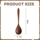 thumbnail image 4 of Espátula de madera maciza con barniz de teca, para cocinar, saltear, sopa, cuchara de madera, juego de espátula de madera, 4 of 5