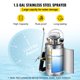 thumbnail image 3 of Pulverizador de Bomba Happybuy 5.7L Acero Inoxidable con Manguera de 1 Metro, 3 of 9