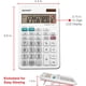 thumbnail image 3 of Calculadora Sharp EL334WB LCD Blanca 6.6x4.4cm, 3 of 3