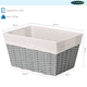 thumbnail image 2 of Canasto Cesta Organizadora Carry All Estilo Ratán S, 2 of 5