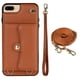 thumbnail image 1 of Crossbody PU Leather Wallet Case For IPhone 14 13 12 Mini 11 Pro X XS Max XR 8 7 SE 2020 2022 Card Slots Magnetic Lanyard Phone Cover, 1 of 3