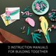 thumbnail image 5 of Decoración mural LEGO Art The Fauna Collection Macaw Parrots 31211, 5 of 6