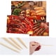 thumbnail image 5 of 100 brochetas de bambú desechables para barbacoa., 5 of 8