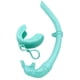 thumbnail image 3 of Snorkel De Buceo Tubo De Buceo Forma De J Snorkel Mojado Flexible Plegable Para Adultos Verde, 3 of 5