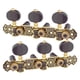 thumbnail image 2 of Clavijas De Afinación Para Guitarra Clásica Acústica, Teclas 3 + 3 Cabezales De Máquina, Dorado Y Negro, 2 of 3