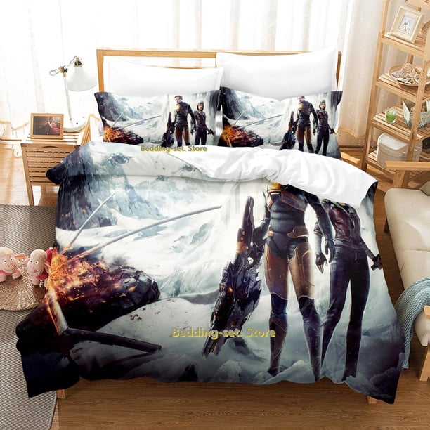 New Game Half-Life Bedding Set Single Twin Full Size Bed Set Adult Kid Bedroom Duvet cover Sets Anime Bed Sheet Set Bed Sheets