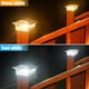 thumbnail image 5 of Luces solares para postes VOLISUN, paquete de 6, impermeables, 2 modos de color, 5 of 6