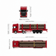 thumbnail image 3 of Camión Scania Logging Trailer Burdeo Escala 1:64 - Welly, 3 of 5