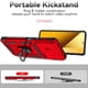 thumbnail image 4 of Estuche GANGXUN para Xiaomi Redmi Note 13 5G, soporte giratorio 360°, estilo mecánico y magnético, 4 of 5