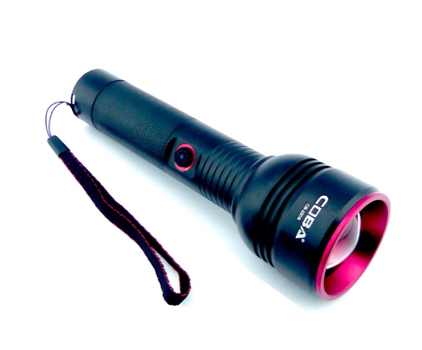 Genérrico - Linterna De 1 Led En Aluminio Con Zoom Recargable.