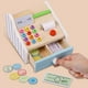 thumbnail image 2 of Caja Registradora Infantil de Madera Multicolor, 2 of 4