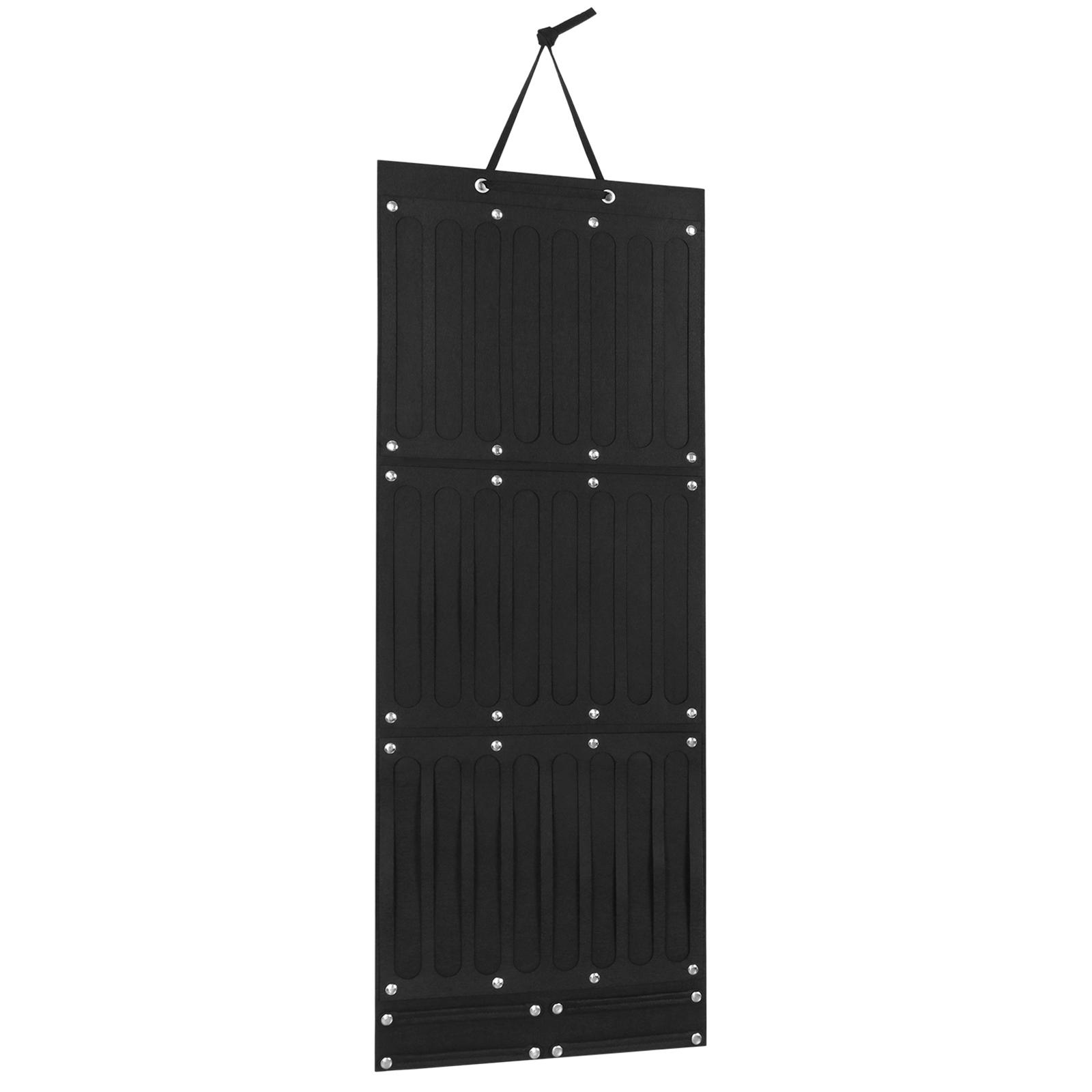 Bothyi - Organizador De Accesorios Para El Cabello, Cintas, Pinzas Para El Cabello, Colgador Para Organización De Colecciones, Negro, 104Cm X 38Cm