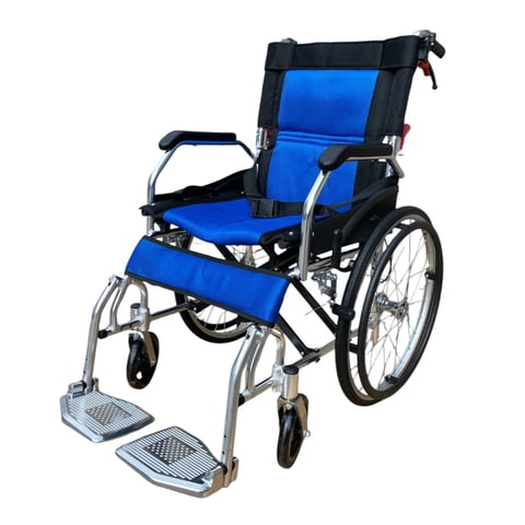 Prochef - Silla De Ruedas Aluminio Ultra Liviano Aro 20-Azul