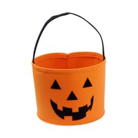 Bothyi - Cubo De Dulces De Halloween, Suministros Para Fiestas De Halloween, Recuerdos Para La Sala De Estar, Color Naranja