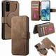 thumbnail image 1 of Funda Billetera Magnética para Samsung Galaxy S20 Soporte Tarjetas Desmontable Marrón, 1 of 6