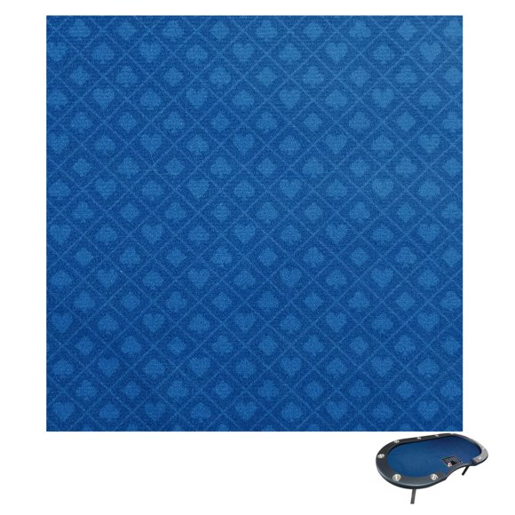 Mantel Luckin Sports azul de fieltro impermeable 274 × 142 cm