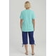 thumbnail image 3 of Polera Mujer Print Posicional Turquesa, 3 of 8