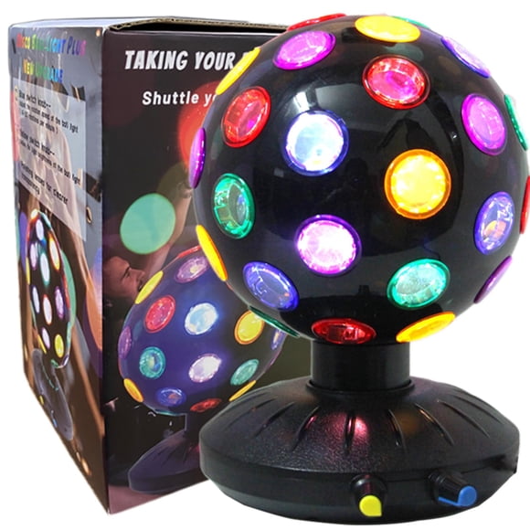 Luz bola de discoteca DGRIVERGOD de 6" alimentada por USB o pilas