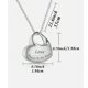 thumbnail image 3 of Collar relicario cenizas o recuerdos corazon colgante love, 3 of 3