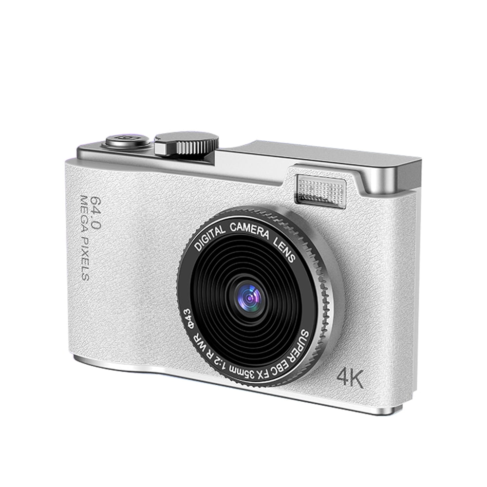 Innedd - Cámara Retro Moda Digital 4k 64mp 16x Para Niños Y Adultos - Gris