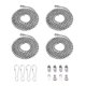 thumbnail image 1 of Juego de 4 cadenas de tirador Wayilea 90 cm plateado, 1 of 8
