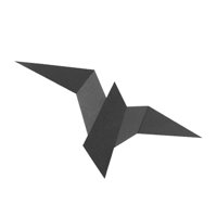 Ioensy - Lámpara De Pared De Pájaro Volador Led De Color De Luz Cálida, Lámpara De Pared Para Cafetería, Dormitorio, Loft, Negro