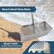 thumbnail image 5 of Rastrillo Sand Fleas MEEGOON de acero inoxidable con mango de 120 cm, 5 of 7