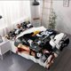 thumbnail image 1 of 3pcs Patchwork Poster Duvet Cover Set - Bedding Set (Includes Duvet Cover + Pillowcases Filling Not Included), 1 of 1