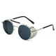 thumbnail image 1 of Gafas de sol Steampunk para hombre y mujer, con protección lateral, redondas, estilo vintage Steampunk, 1 of 8