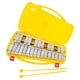 thumbnail image 3 of Xilófono de 27 notas y dos mazos, regalo perfecto con estuche Glockenspiel para bebés, principiantes, adultos, niños pequeños, instrumentos de percusi Plata, 3 of 5