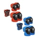 thumbnail image 2 of Juego De Engranajes Para Ni?os Protector De Mano Ajustable Para Bicicleta Rojo Azul, 2 of 5