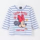 thumbnail image 1 of Polera Manga Larga Niña Rayas Minnie Blanco Disney, 1 of 4