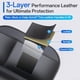 thumbnail image 3 of Organizador Asiento Trasero DGXWLLW Cuero 6 Bolsillos Negro, 3 of 3