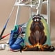 thumbnail image 3 of Mapache Mochila de Cuerdas para Deportes y Gimnasio, Bolsa de Cuerdas Resistente al Agua, Bolsa Cinch, 30×40cm, 3 of 6