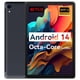 thumbnail image 1 of Tablet URAO 10.1 Android 14, 10 GB de RAM, 128 GB de ROM, 8 horas de batería, 1 of 9