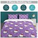 thumbnail image 5 of Hello Kitty Duvet Cover Set 3-Piece Bedding Set Soft Warm And Comfortable Soft Bed Set for Bedroom All Season Bed Sheets, 5 of 5