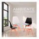 thumbnail image 4 of Juego De Comedor Cuadrado Con 4 Sillas Eames negro, 4 of 5