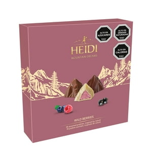 Heidi - Estuche Choc. Bombones Mountain Dreams Frutos Bosque.