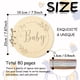 thumbnail image 3 of Libro de visitas Baby Shower 1DFAUL Hey Baby Wood, 80 páginas, 3 of 7