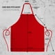 thumbnail image 2 of Delantal Green Lifestyle Professional Chef, paquete de 120, rojo, 2 of 6