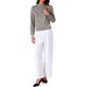 thumbnail image 2 of Blusas de satén para mujer INSPIRE CHIC, camisas casuales con mangas largas plisadas, camisa elegante para oficina y trabajo M Gris, 2 of 6
