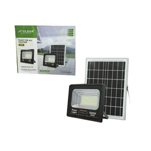 Click Ventas - Foco Reflector 500W Exterior + Panel Solar + Control Remoto