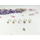 thumbnail image 1 of Set 5 Piercing Oro rosa Acero Tipo S Nariz Zirconia Nostril, 1 of 3