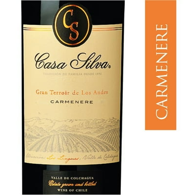 Vino Tinto Carmenere Gran Reserva Botella 750 Ml Casa Silva