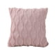 thumbnail image 1 of Funda de almohada de felpa acolchada de conejo, funda de almohada de sofá de color liso, 1 of 5